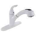 Valterra KITCHEN FAUCET, 8IN PULL OUT HYBRID, CERAMIC DISC, WHITE PF231241